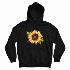 Vintage Sunflower Design Hoodie