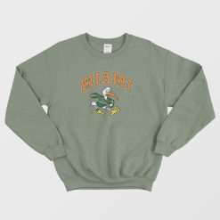 Vintage University Of Miami Hurricanes Sweatshirt