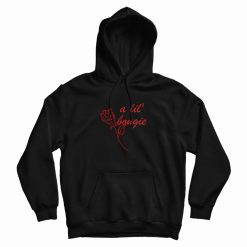 A Lil' Bougie Red Rose Hoodie