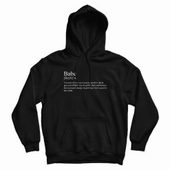 Definition Of A Babe Unisex Hoodie