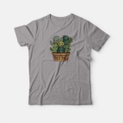 Free Hugs Cute Cactus Funny T-shirt