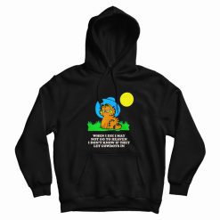 Garfield When I Die I May Not Go To Heaven Hoodie