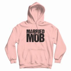 Married To The Mob Dot Pattern Hoodie