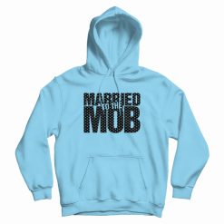 Married To The Mob Dot Pattern Hoodie