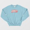 Obey Box Logo Slice Sweatshirt