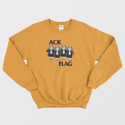 Ack Flag Black Flag Parody Sweatshirt