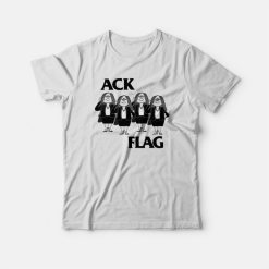Ack Flag Black Flag Parody T-shirt