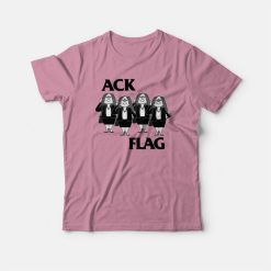 Ack Flag Black Flag Parody T-shirt