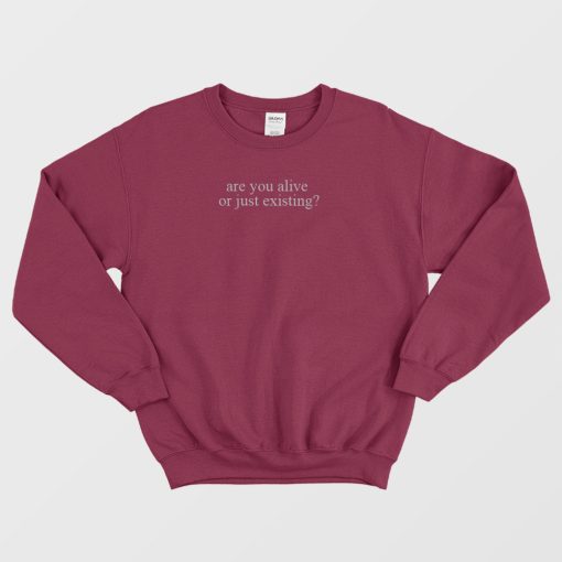 Are You Alive Or Just Existing Sweatshirt