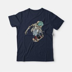Skeleton Skateboarding T-shirt