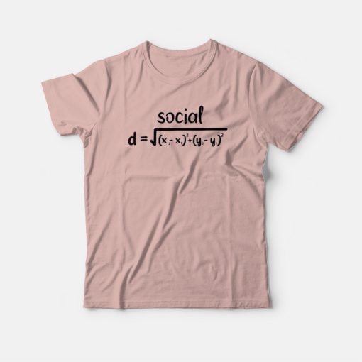 Social Distancing Math T-shirt
