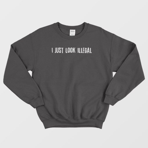 I Just Look Illegal Racism Sweatshirt