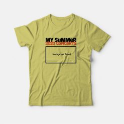 My Summer 2020 Concert T-shirt