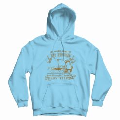 All I Care About Is Ice Fishing Retro Hoodie