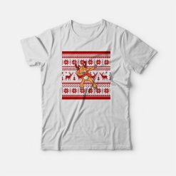 Dabbing Deer Christmas T-shirt