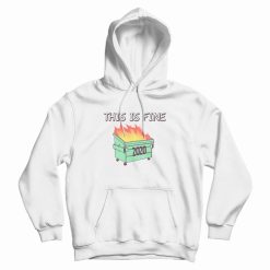 Dumpster Fire 2020 This Is Fine Hoodie