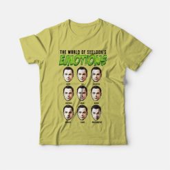 The Big Bang Theory World of Sheldon's Emotions T-shirt