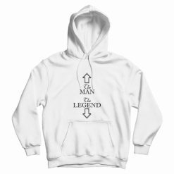 The Man The Legend Funny Slogan Hoodie