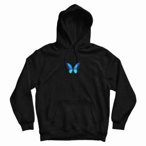 Butterfly Blue Classic Hoodie