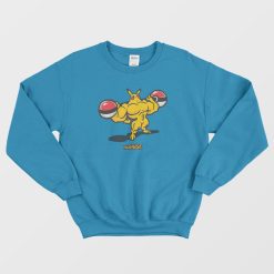 Pika Huge Buff Pikachu Pokemon Sweatshirt