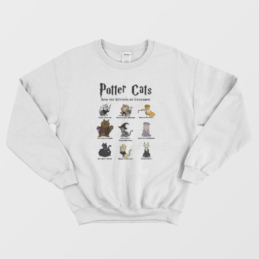 Potter Cats Harry Pawter Sweatshirt