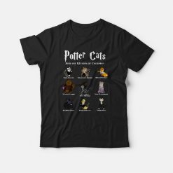Potter Cats Harry Pawter T-shirt