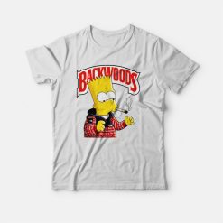 Backwoods Bart Simpson Smoking T-shirt