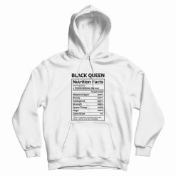 Black Girl Nutrition Facts Hoodie