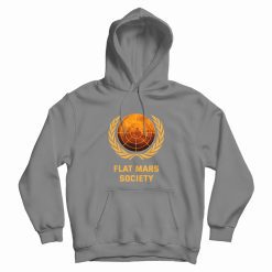 Flat Mars Society Logo Hoodie