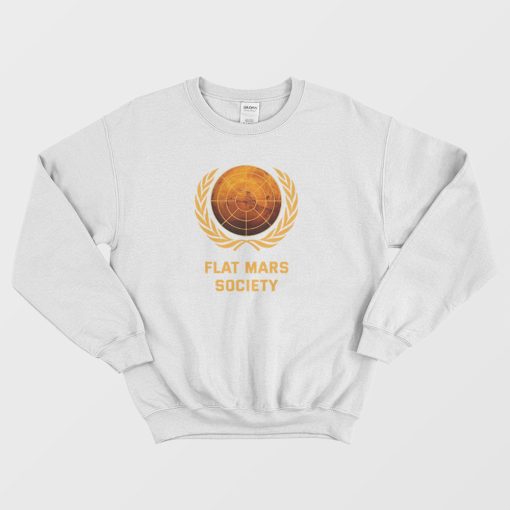 Flat Mars Society Logo Sweatshirt