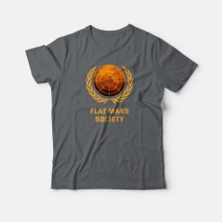 Flat Mars Society Logo T-shirt