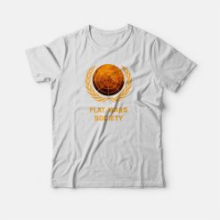 Flat Mars Society Logo T-shirt