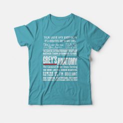 Greys Anatomy Quote You're My Person T-shirt