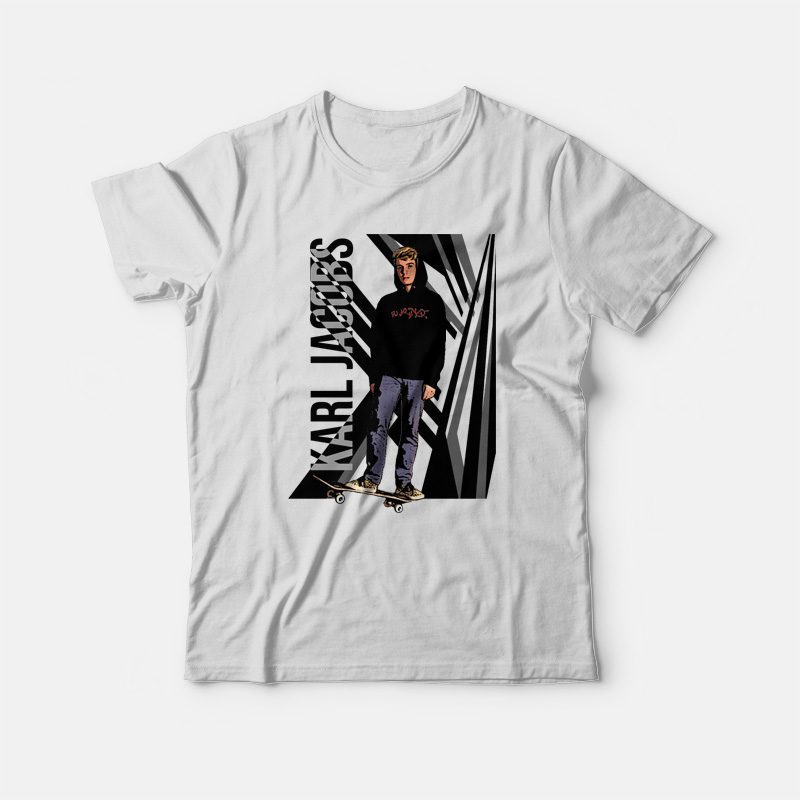 Karl Jacobs Cool Ride A Skateboard T-shirt 