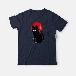 Ninja Cat Black T-shirt