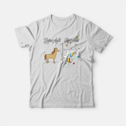 Your Aunt Horse My Aunt Unicorn Cartoon T-shirt