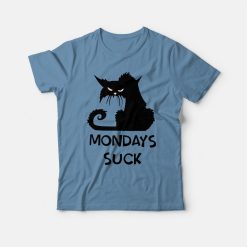 Cat Mondays Suck T-shirt
