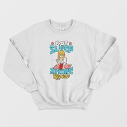 Eat Sleep Anime Repeat Cute Anime Obsessed Sweatshirt