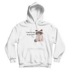 Grumpy Cat I Had Fun Once It Was Awful Hoodie