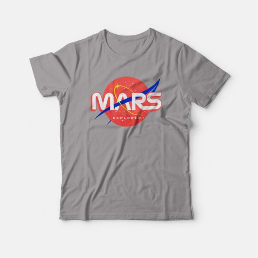 Mars Eksplorer Nasa Logo T-shirt