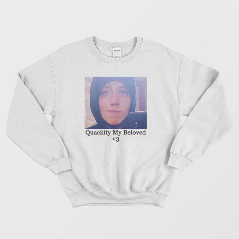 quackity my beloved sweatshirt
