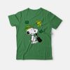 Snoopy and Woodstock St. Patrick's Day T-shirt