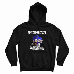 Sonic Says No To Fascists and Racism Hoodie