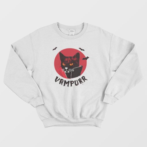 Vampurr Vampire Black Cat Sweatshirt
