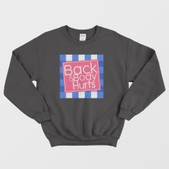 Back and Body Hurt Funny Sweatshirt
