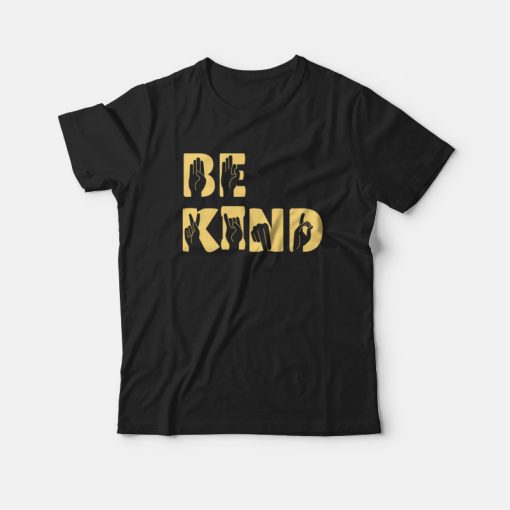 Be Kind Sign Language T-shirt