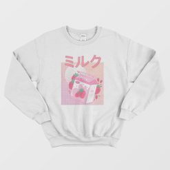 Japanese Kawaii Strawberry Milkshake Sweatshirt