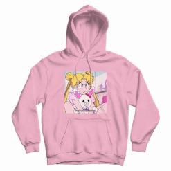 Sailor Moon Boys Are The Enemy 90s Anime Hoodie