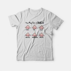 The Many Faces Of Blobfish T-shirt