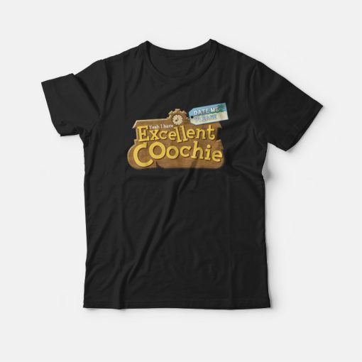 Yeah I Have Excellent Coochie Date Me Please T-shirt